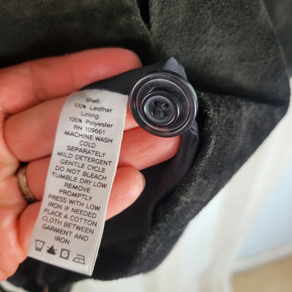Vintage D&Co Suede Jacket Black Size‎ Extra Large